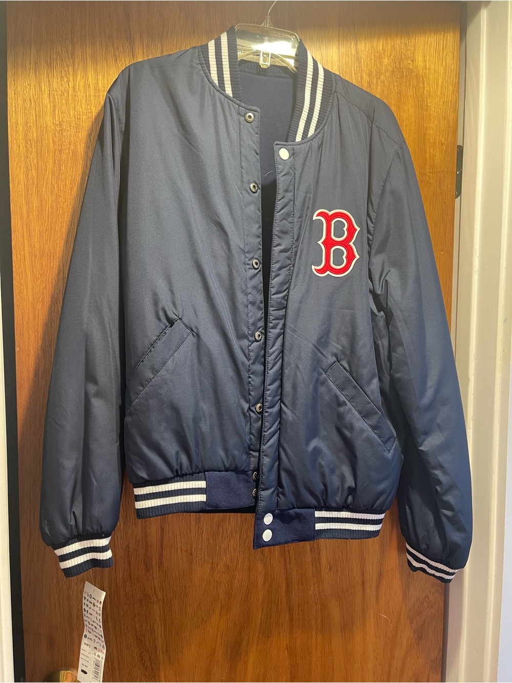 Women’s licensed Red Sox Navy Bomber Jacket